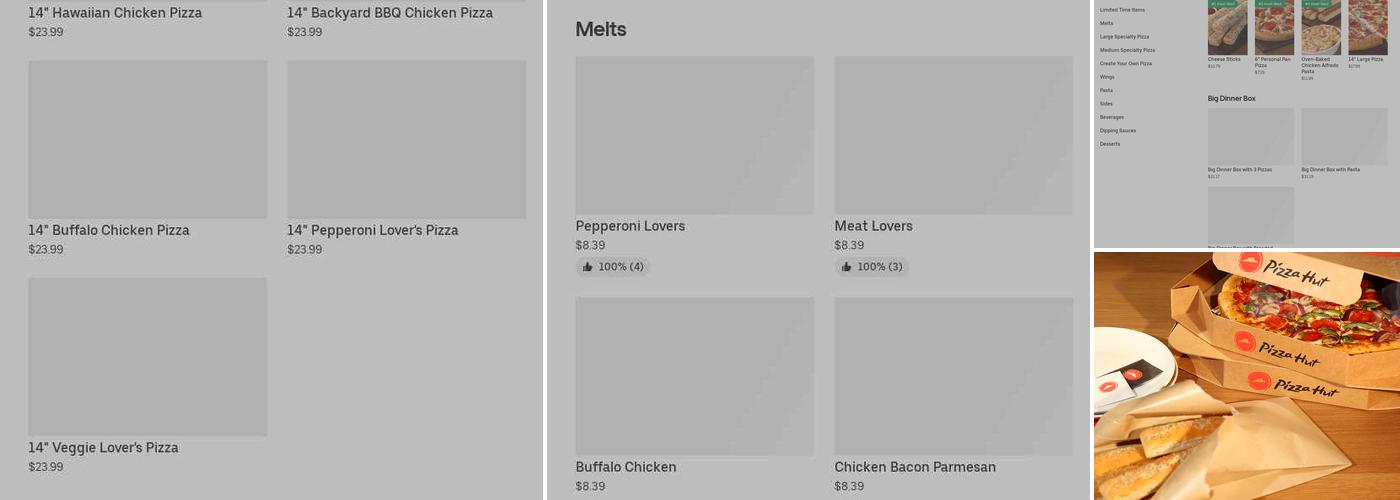 Pizza Hut Menu
