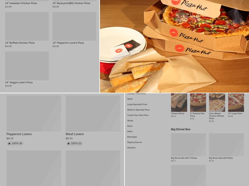 Pizza Hut Menu