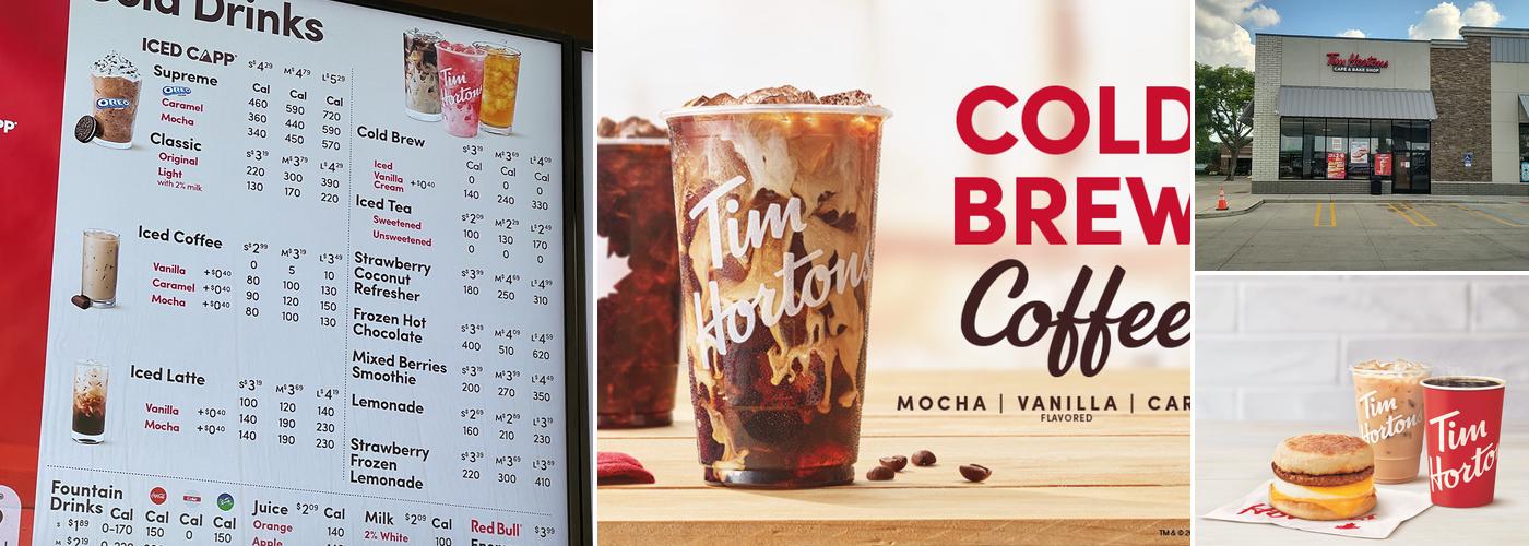 Tim Hortons Menu