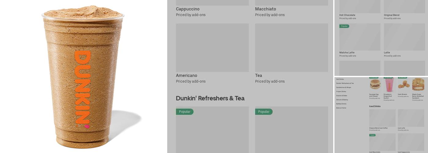 Dunkin' Menu
