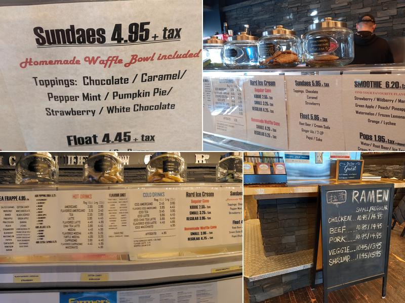 ICEWORKS Dairy & Espresso Bar Menu