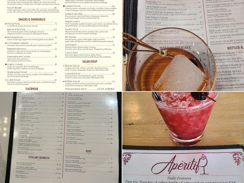 Apéritif Menu