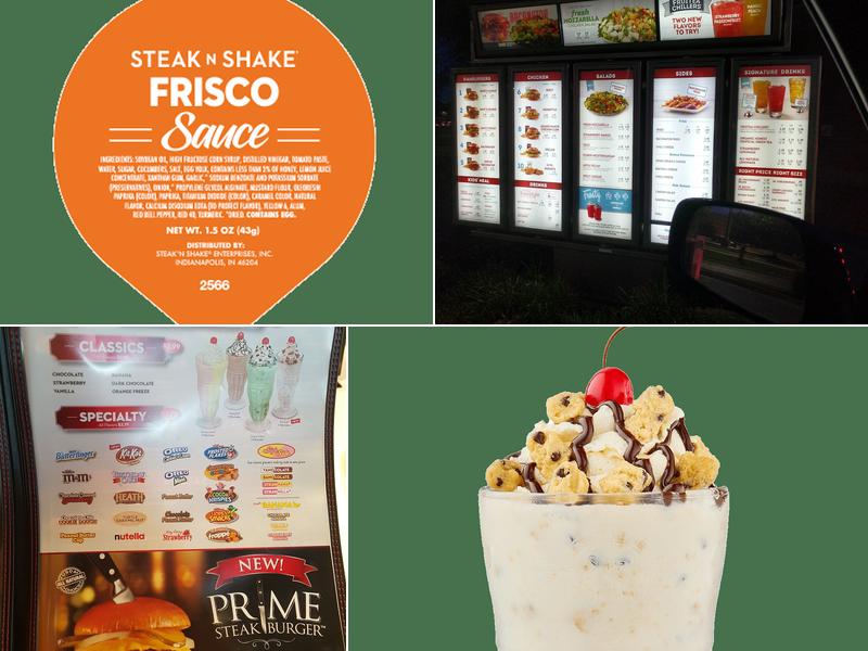 Steak 'n Shake Menu
