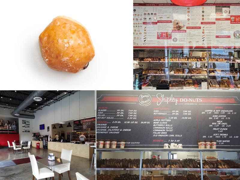 Shipley Do-Nuts Menu