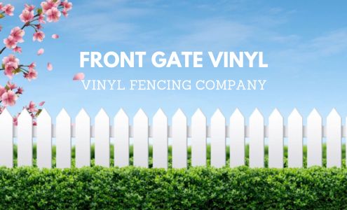 Front Gate Vinyl Fencing
