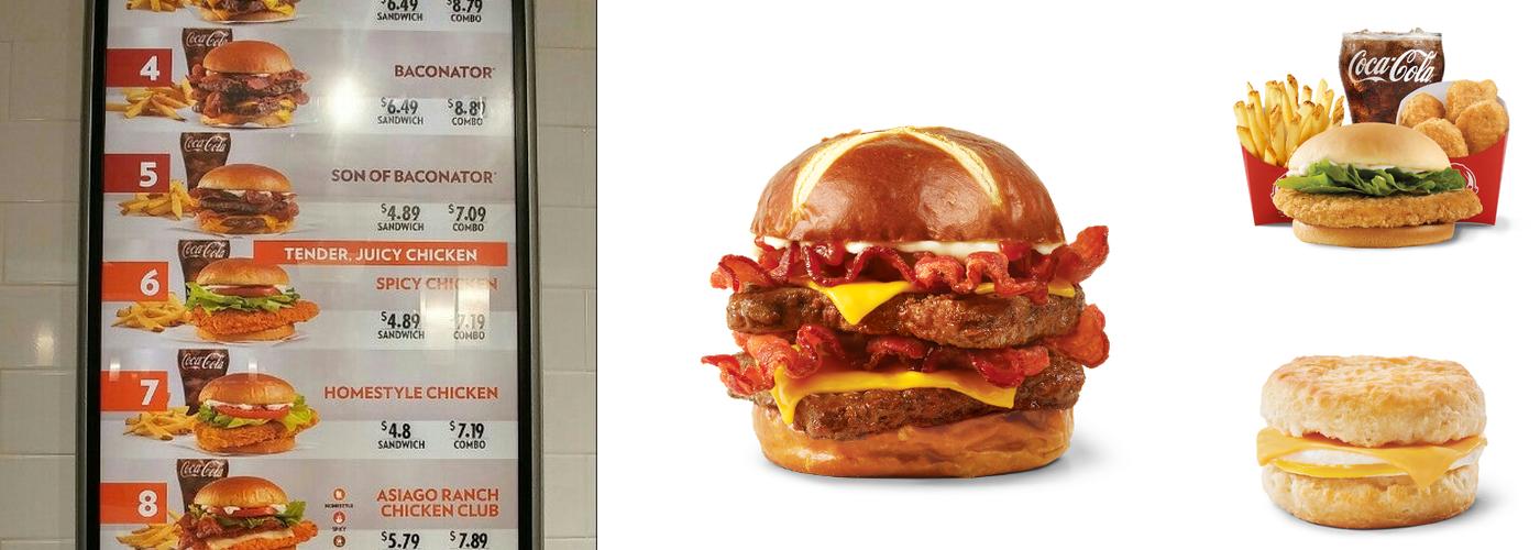 Wendy's Menu