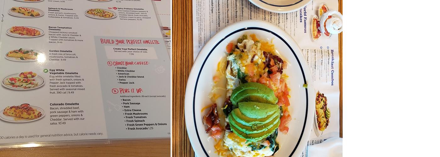 IHOP Menu
