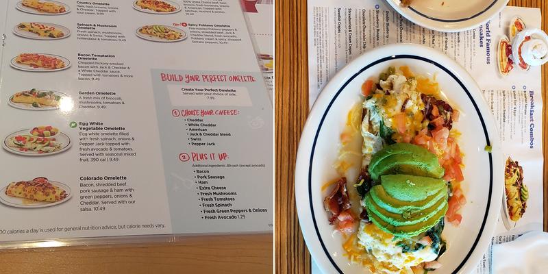 IHOP Menu
