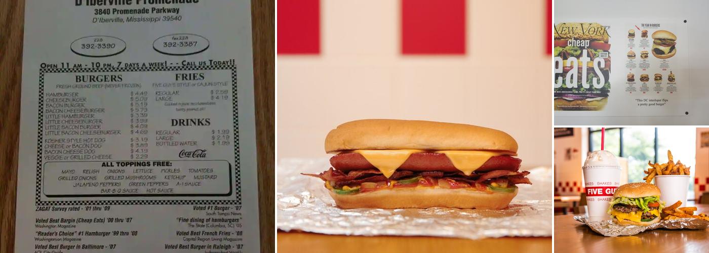 Five Guys Menu