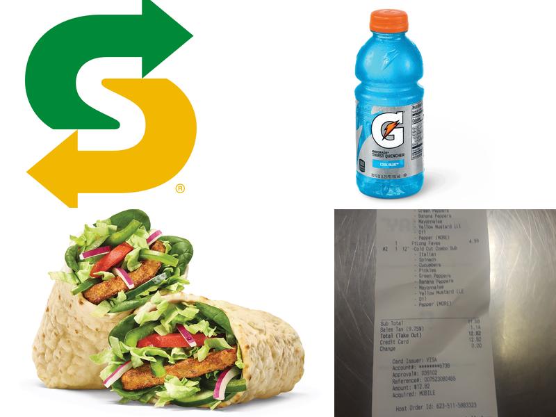 Subway Menu