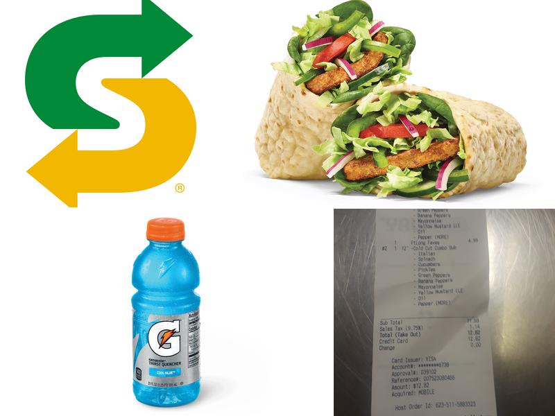 Subway Menu