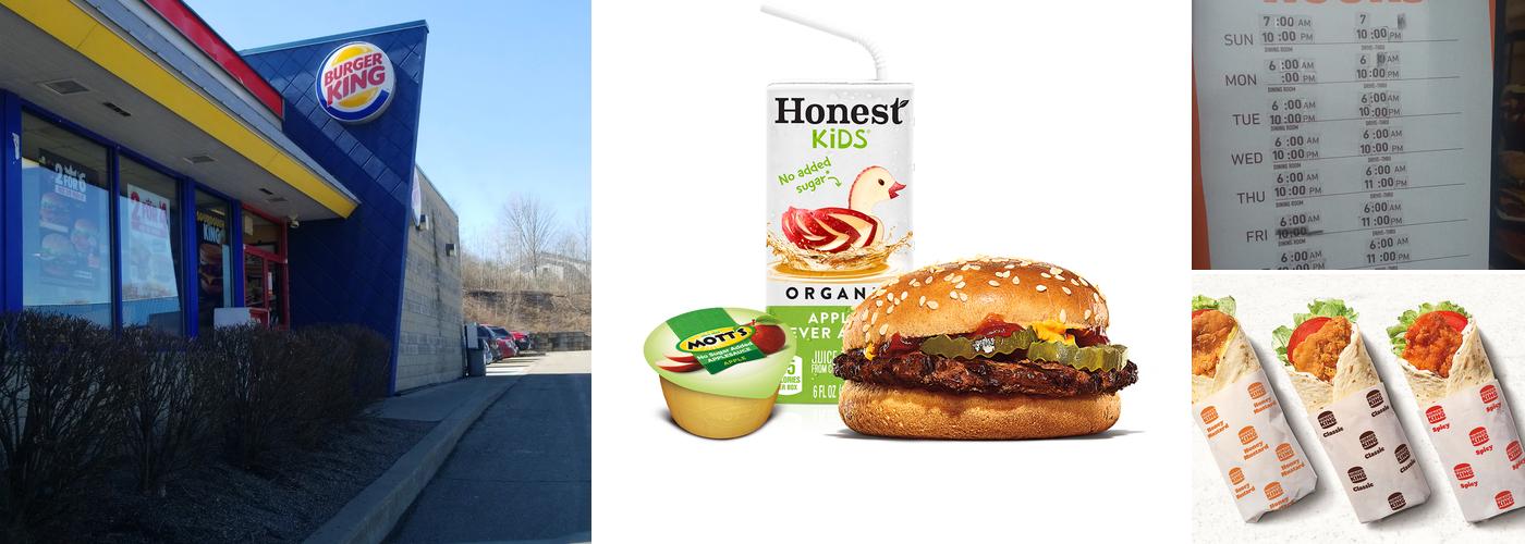 Burger King Menu