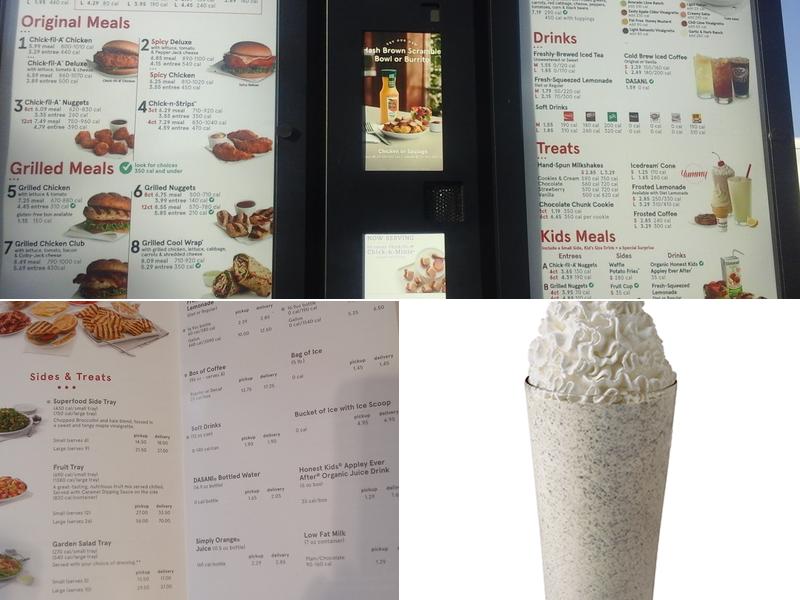 Chick-fil-A Menu