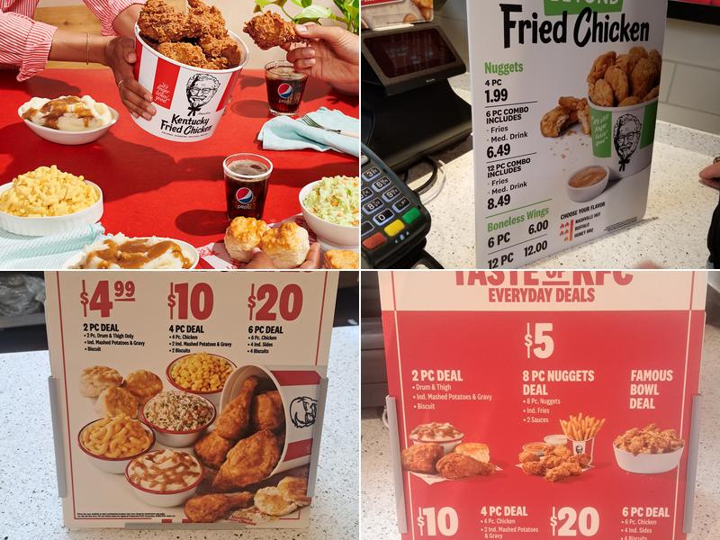 KFC Menu