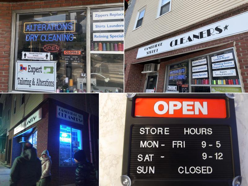 Cambridge St., Cleaners