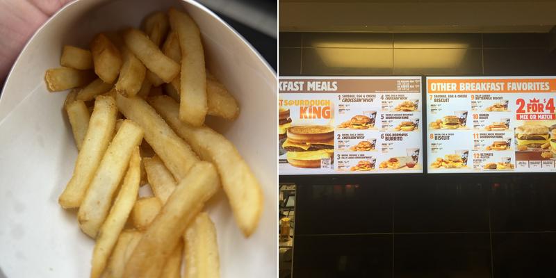 Burger King Menu