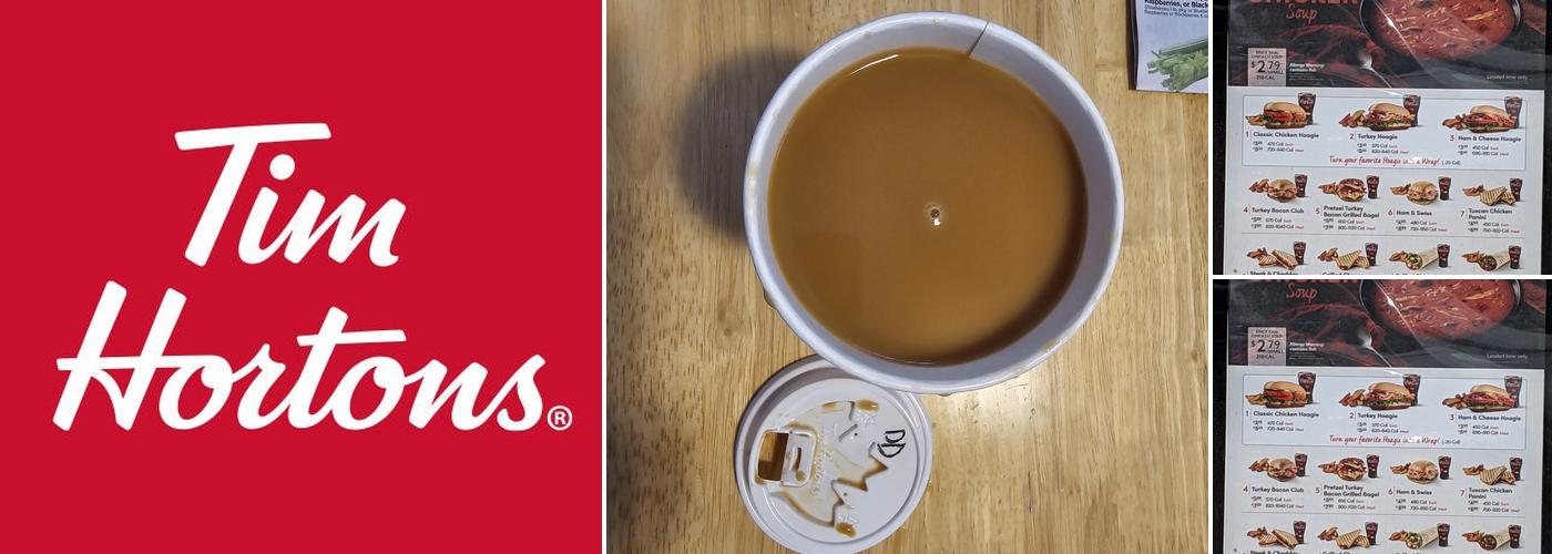 Tim Hortons Menu