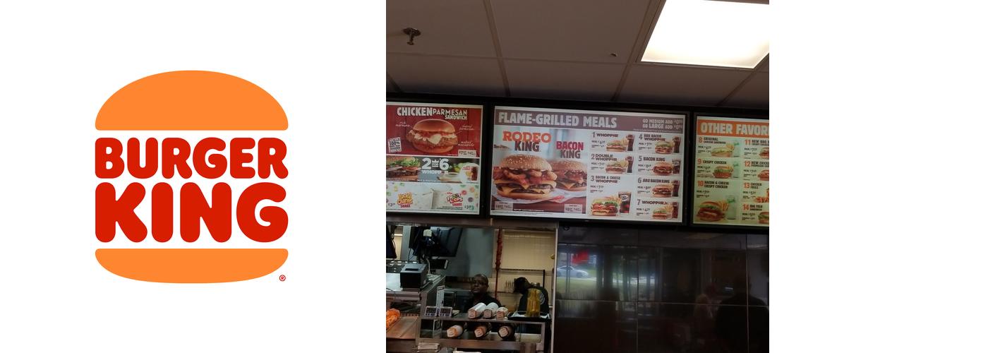 Burger King Menu