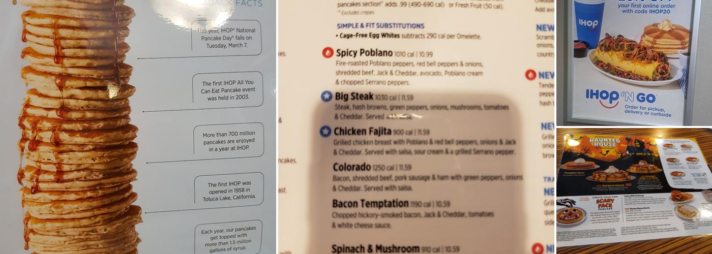 IHOP Menu