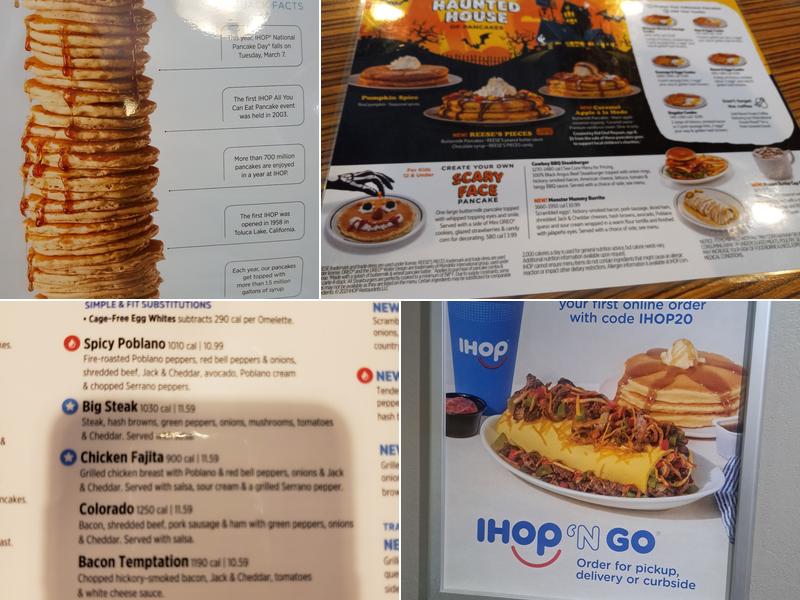 IHOP Menu