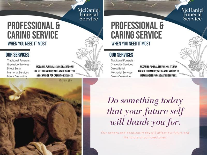 Mc Daniel Funeral Services Inc