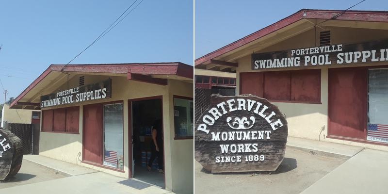 Porterville Monument Works And Swimming Pool Supplies