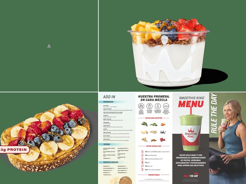 Smoothie King Menu