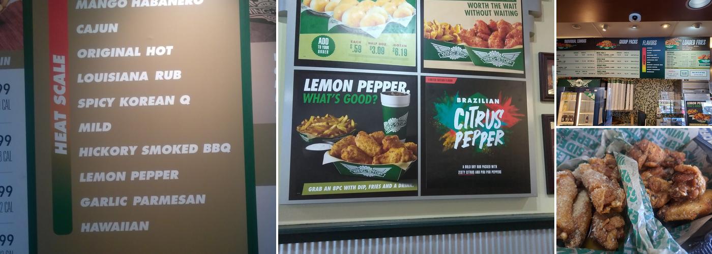 Wingstop Menu