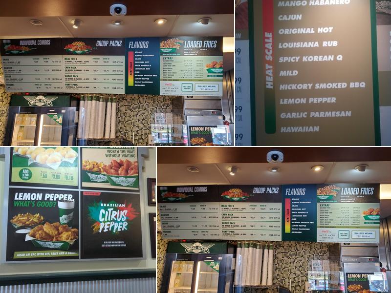 Wingstop Menu
