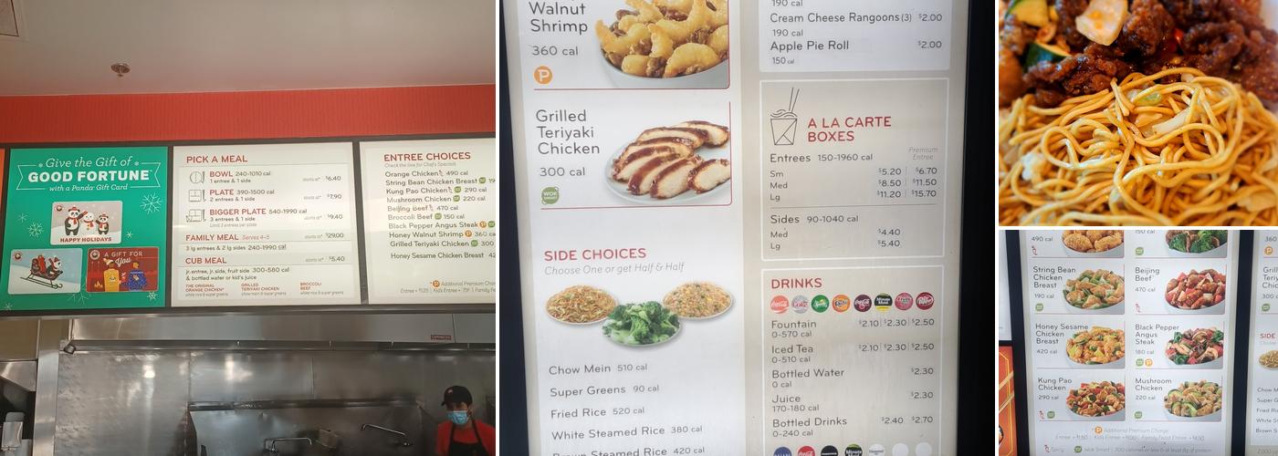 Panda Express Menu