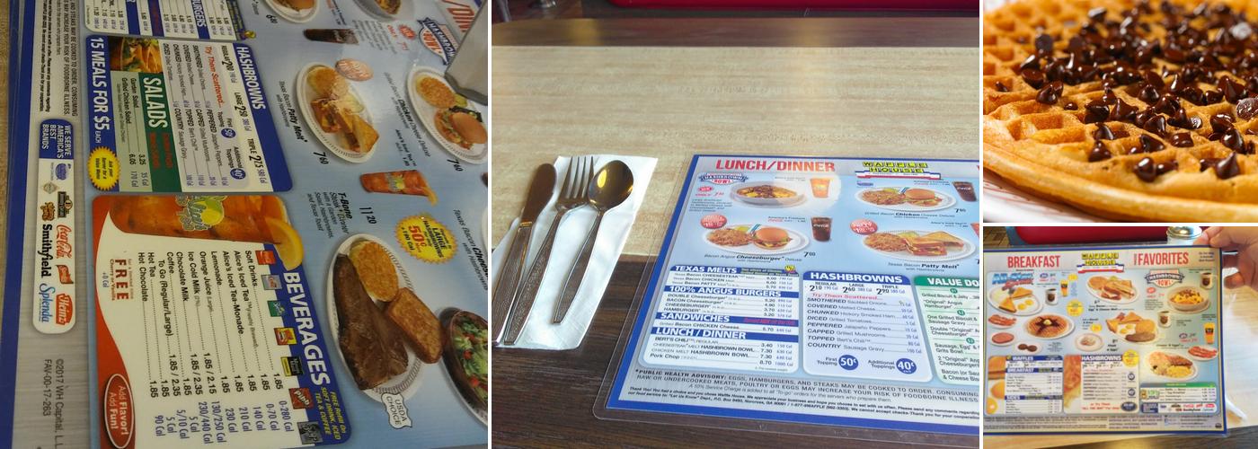 Waffle House Menu