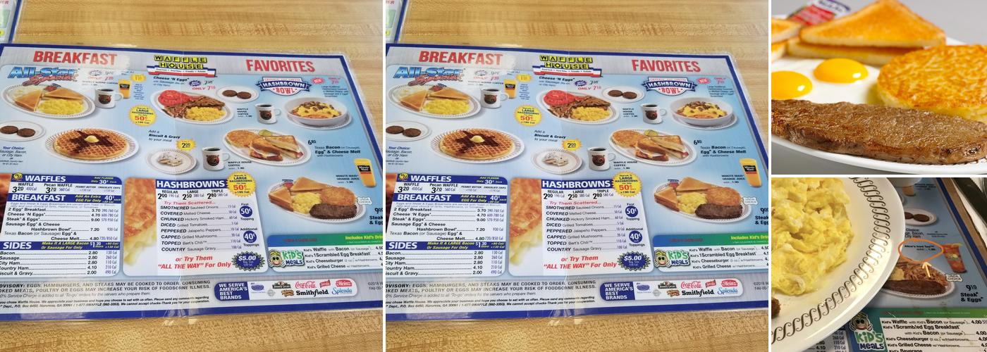 Waffle House Menu