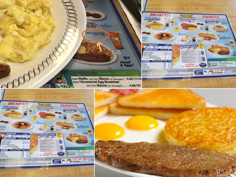 Waffle House Menu