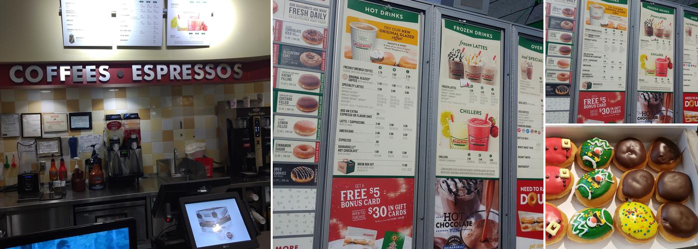 Krispy Kreme Menu