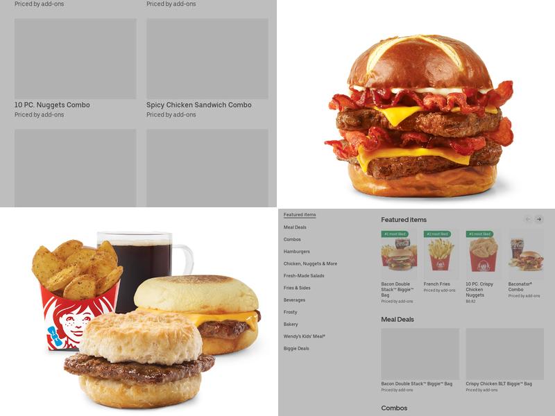 Wendy's Menu