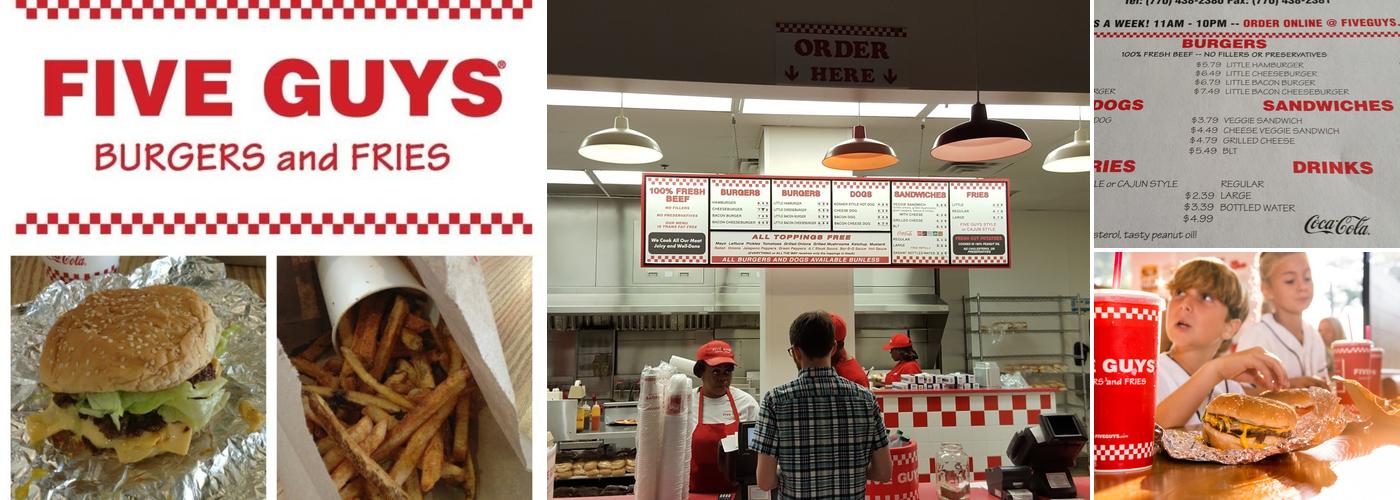 Five Guys Menu