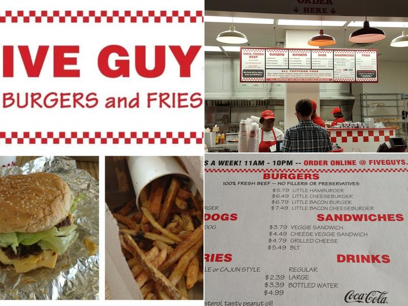 Five Guys Menu