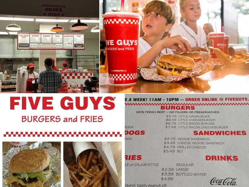 Five Guys Menu