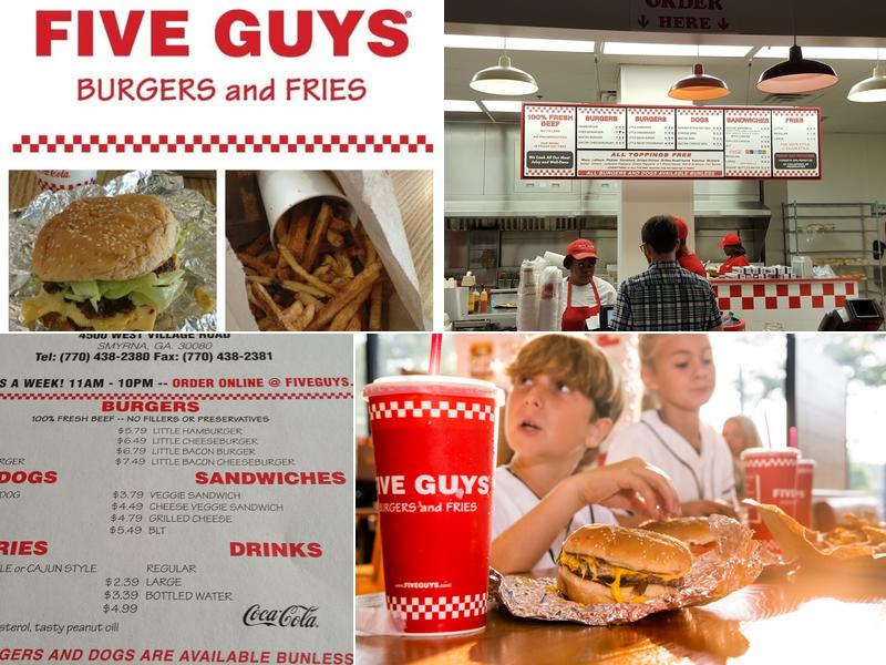 Five Guys Menu