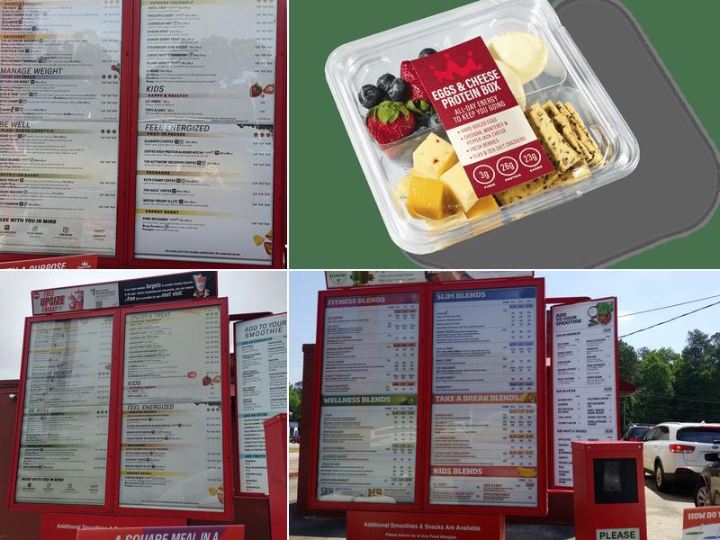 Smoothie King Menu