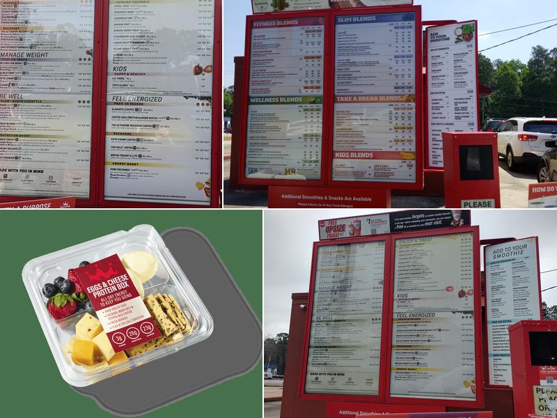Smoothie King Menu