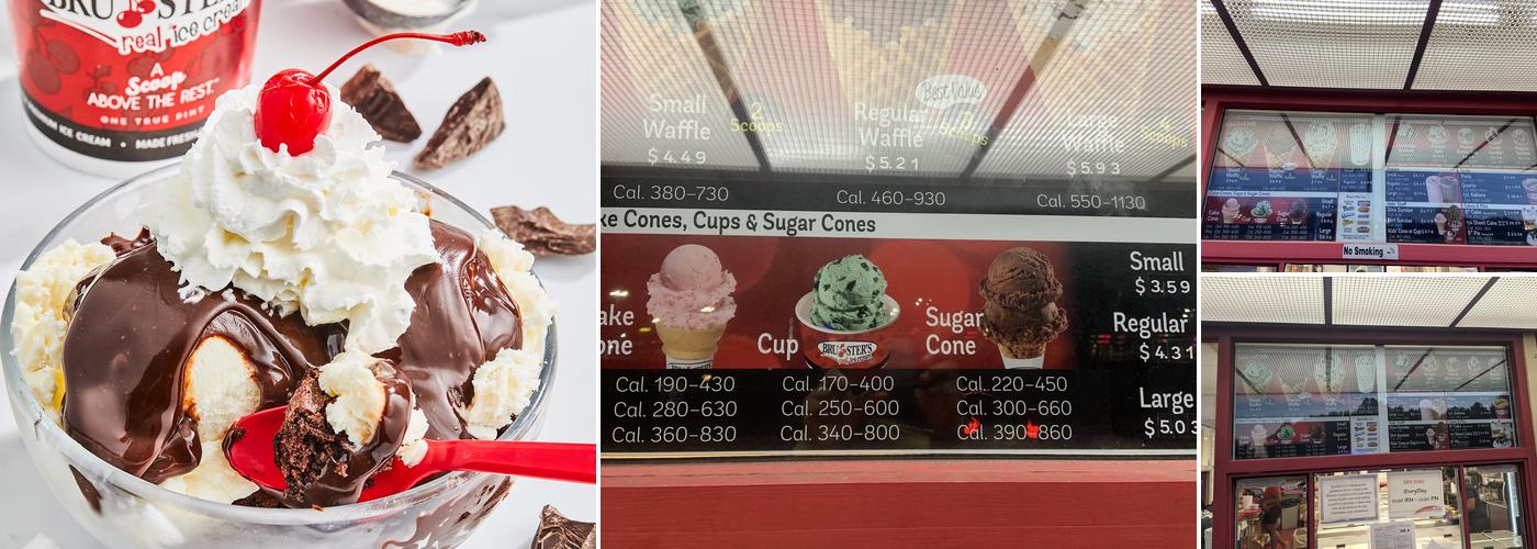 Bruster's Real Ice Cream Menu