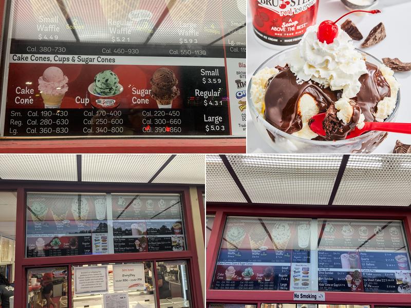 Bruster's Real Ice Cream Menu