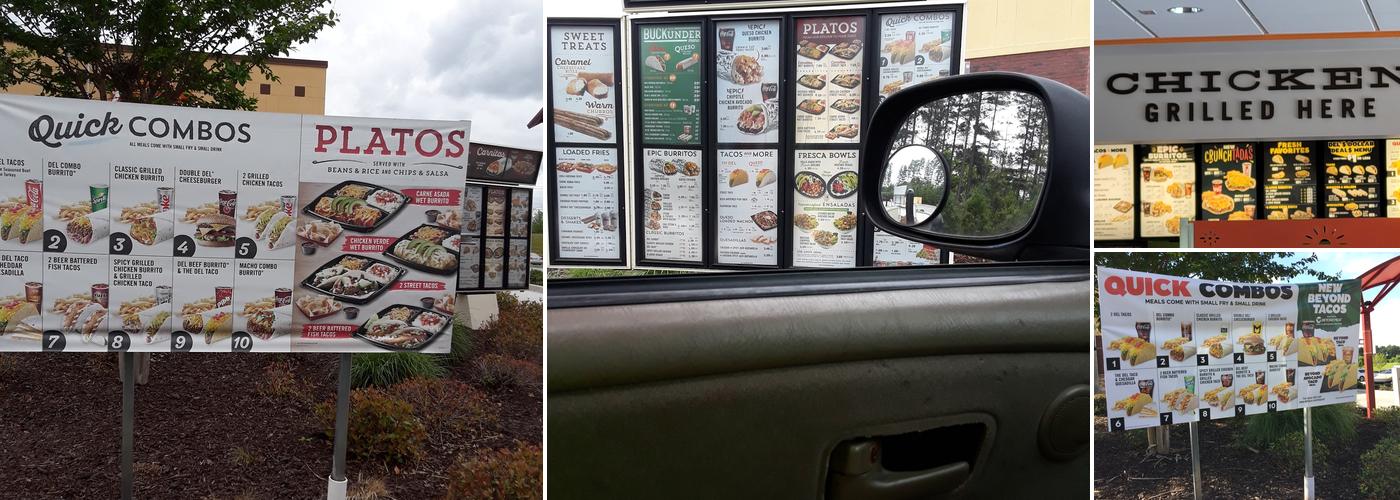 Del Taco Menu