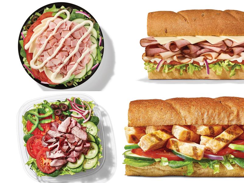 Subway Menu