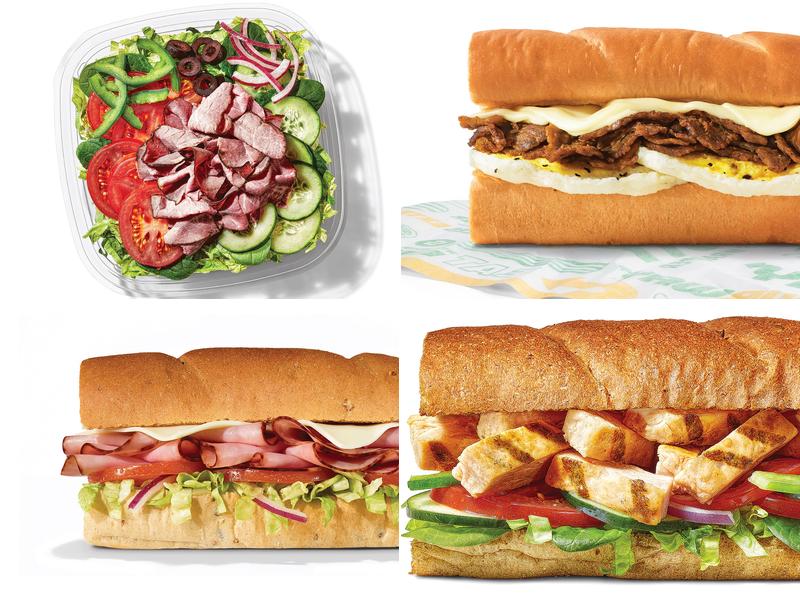 Subway Menu