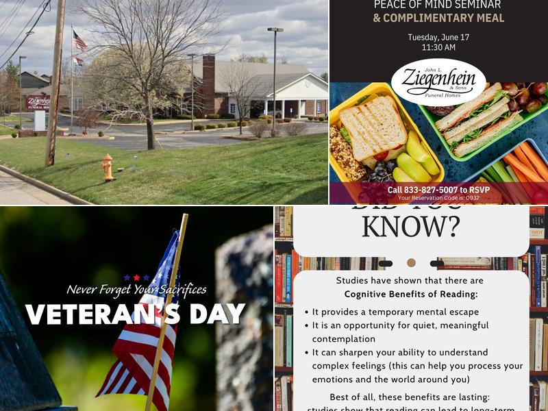 John L. Ziegenhein and Sons Funeral Homes South County Chapel