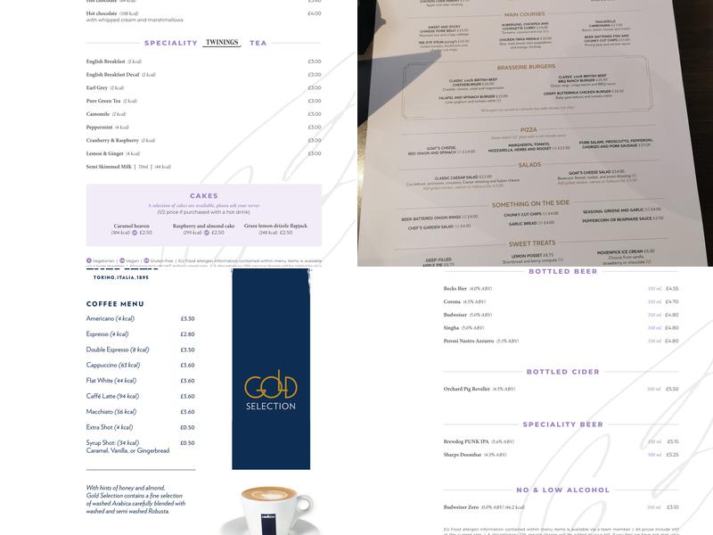 The Wetherby Hotel - A1 (M) Menu