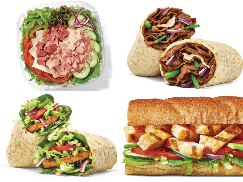 Subway Menu