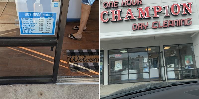 One Hour Champion Dry Cleaning